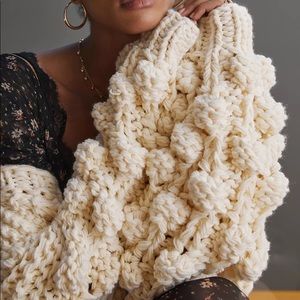 Anthropologie Bauble Sleeve Cardigan